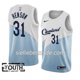 Kinder NBA Cleveland Cavaliers Trikot John Henson 31 2018-19 Nike Blau Weiß Swingman
